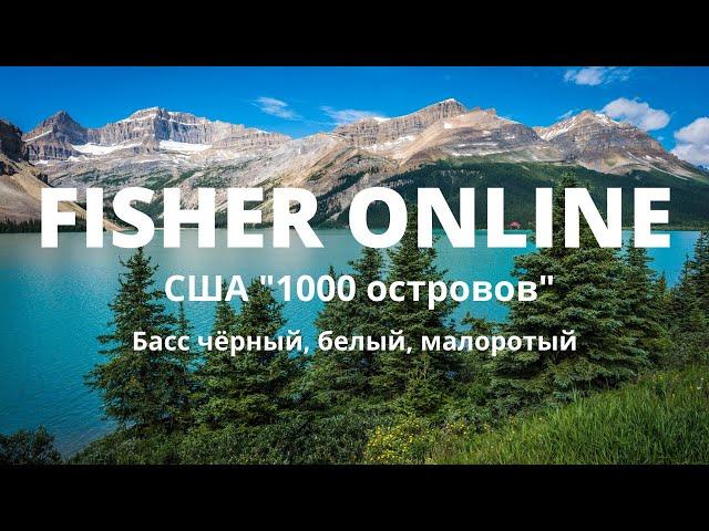 Fisher Online / США "1000 островов" / Басс чёрный, белый, малоротый