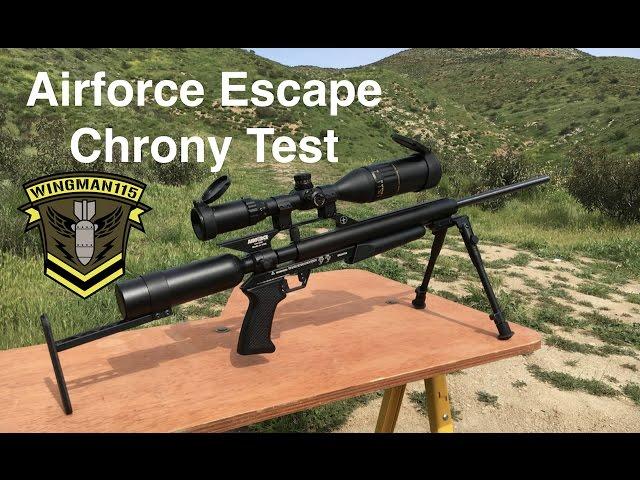 Airforce Escape .25 cal Chrony Test