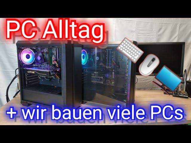 Alltag im Computer-Handelsgewerbe | Bestandaufnahme, Reinigung, Konfiguration & Zusammenbau von PCs