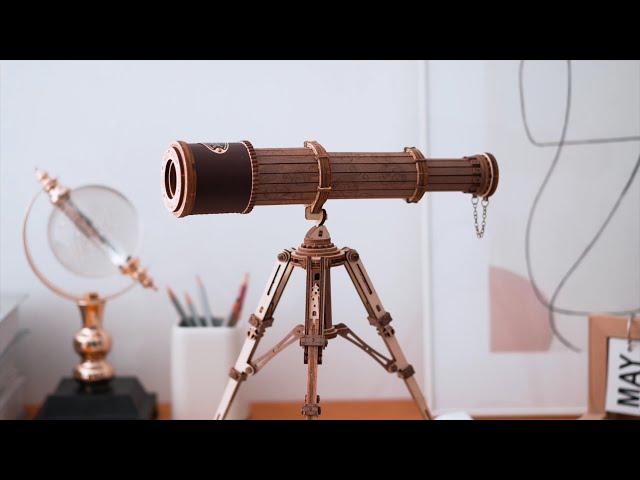 Robotime-ROKR Monocular Telescope ST004 | 3D Wooden Puzzle