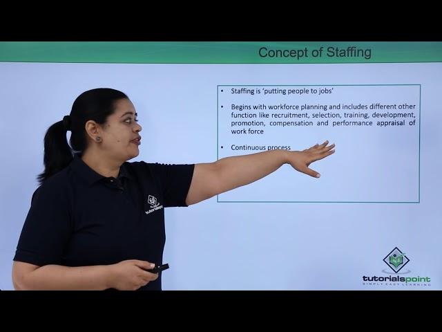 Class 12th – Staffing | Business Studies | Tutorials Point