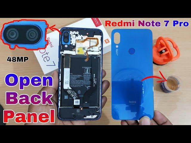 How to Open Back Cover Redmi Note 7, 7 Pro | Remove Back Panel | Redmi Note 7 Pro Back Cover