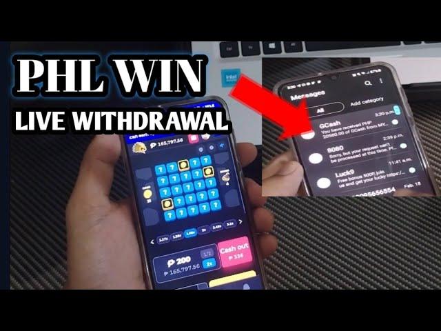 PHLWIN SCAM? LIVE WITHDRAWAL SA SCAM GAME.