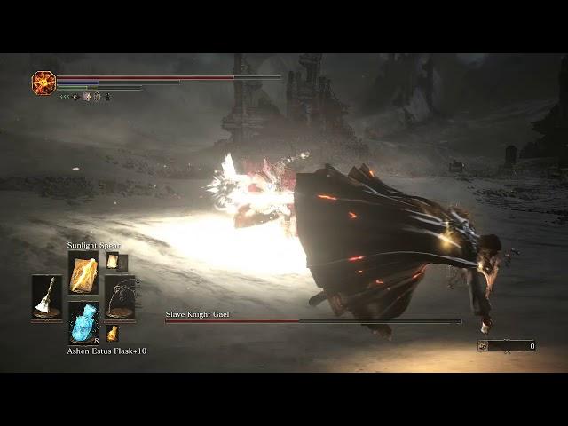 [Dark Souls 3] Pure Faith vs Slave Knight Gael (Lv120 60 Faith)