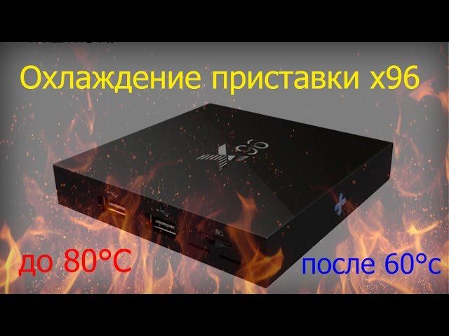 Охлаждение X96 Android TV BOX. Инструкция.