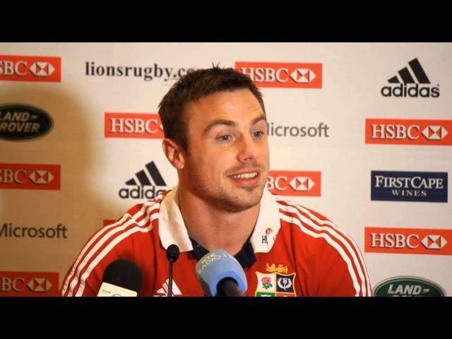 Lions 2013 - Tommy Bowe compares his fat hand to Richard Hibbard