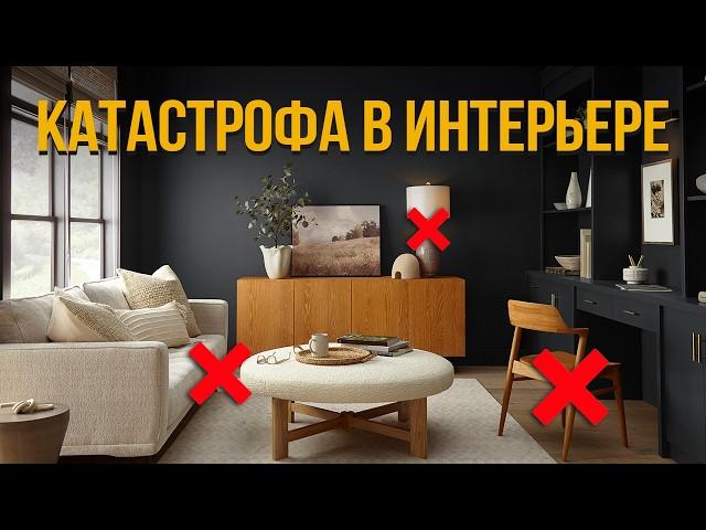 ФАТАЛЬНЫЕ ОШИБКИ в интерьере! Проверьте свою квартиру