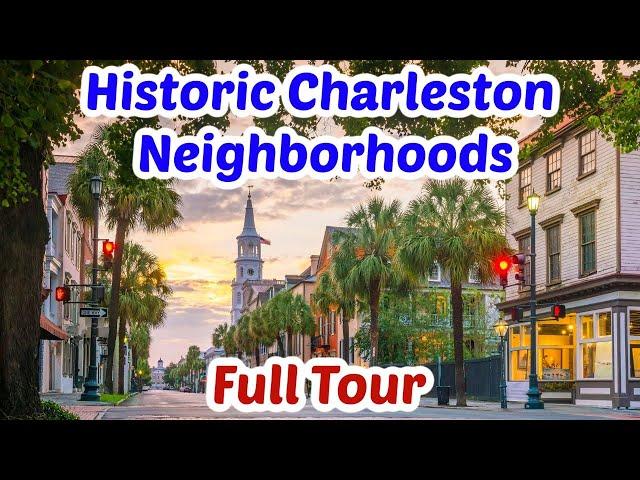 Moving to Downtown Charleston, SC- Neighborhoods Tour [Historic District] Charleston Peninsula!