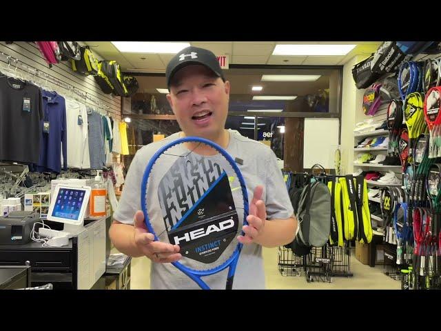 NEW 2022 HEAD INSTINCT LINE OF TENNIS RACKETS.  NEW ADDITIONS!