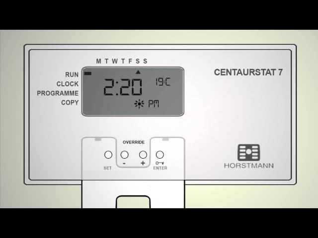 Video: How to manually set your Horstmann thermostat