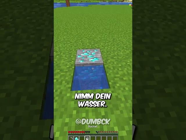 Wie man Fallen in Minecraft vermeidet! ️ #shorts