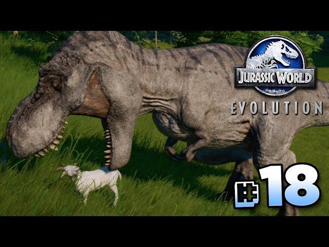 IT'S GONNA EAT THE GOAT?!? - Jurassic World Evolution FULL PLAYTHROUGH | Ep18 HD