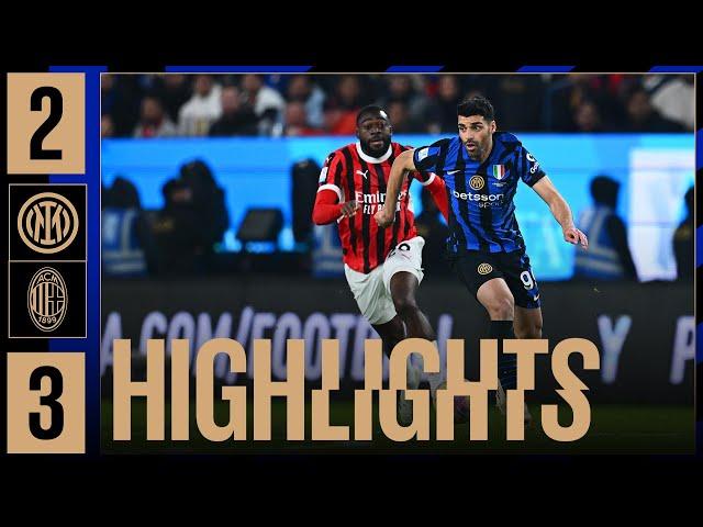 INTER 2-3 MILAN | HIGHLIGHTS SUPERCOPPA ITALIANA 