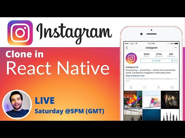 LIVE coding: Instagram Clone in React Native from scratch [Part 4]