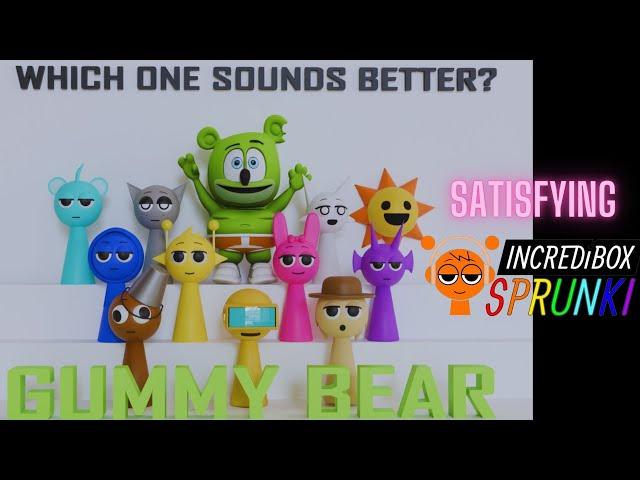 Sprunki : Gummy Bear Sounds on Different Music Instruments