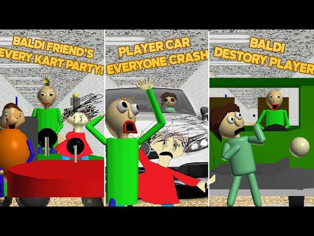 3 Mods Vehicle | Baldi's But You're Driving CAR [Baldi's Basics Mod]