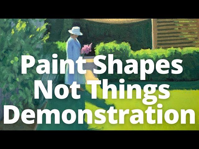 Paint Shapes, Not Things —  Demonstration Video