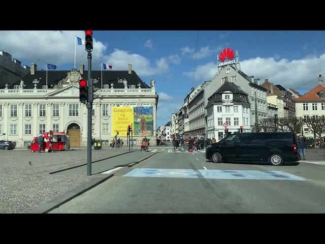 Copenhagen city center 2022 - Driving In Copenhagen || 4k UHD 60fps