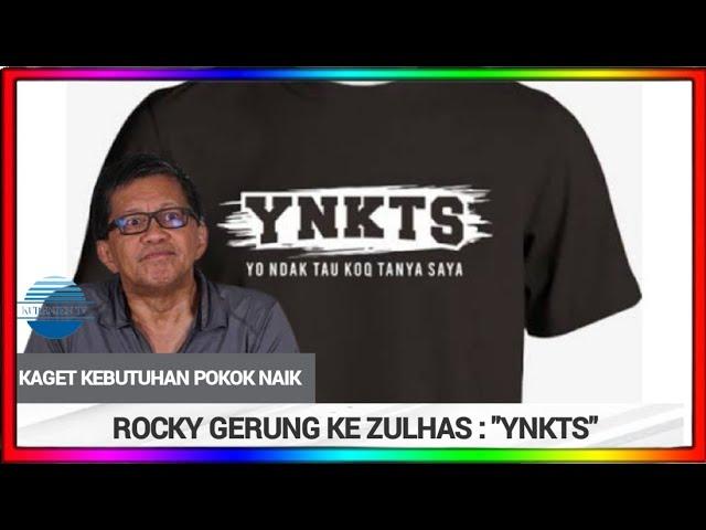 ROCKY GERUNG YNKTS (YO NDAK TAU KOK TANYA SAYA) 