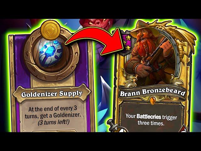 Free Golden Brann! | Hearthstone Battlegrounds