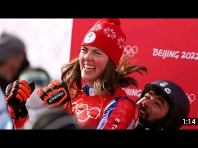 Petra Vlhová Peking Slalom 2.kolo Zlato Gold 9.2.2022, Ciel' Full HD,,, sky net