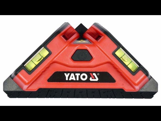 Лазерный уровень для укладки плитки YATO YT-30410. Два луча 90 градусов.