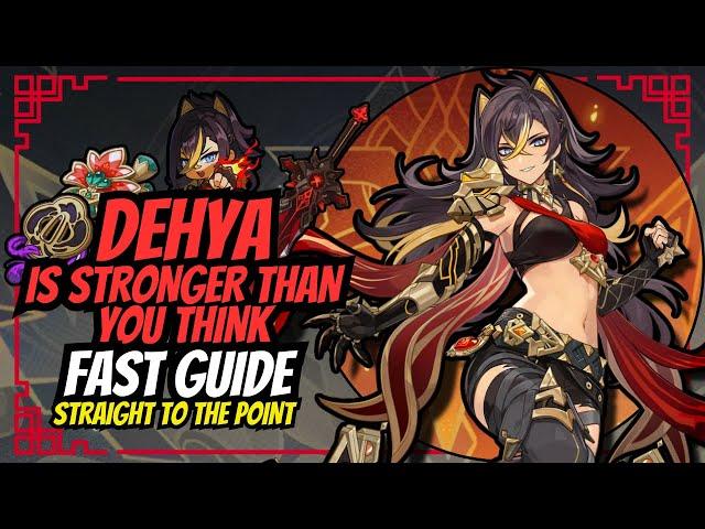 FASTEST DEHYA GUIDE - Best Artifacts, Weapons, & Teams | Genshin Impact