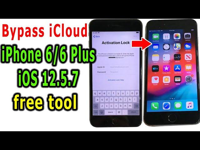 Bypass iCloud iPhone 6/6 Plus iOS 12.5.7 Free When Activation Lock