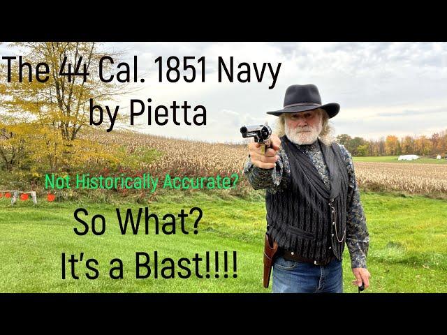 The 1851 Navy in 44 Caliber by Pietta  #blackpowder #capandball #pietta #oldwest #shooting