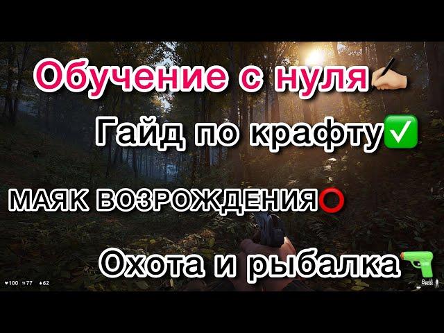 ОБУЧЕНИЕ с НУЛЯ в DeadSide.ГАЙД по Крафту,Маяк Возрождения,Постройка дома,Охота и рыбалка