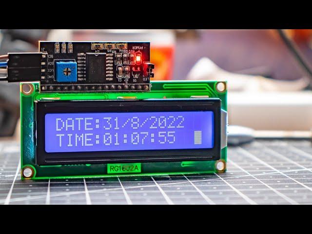 Making a Simple Internet Clock using ESP8266 Nodemcu and 16x2 LCD