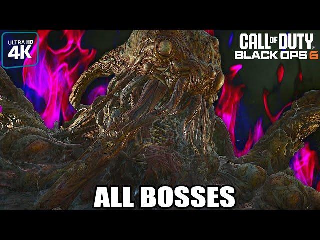 Black Ops 6 Zombies - All Bosses (With Cutscenes) 4K 60FPS UHD PC