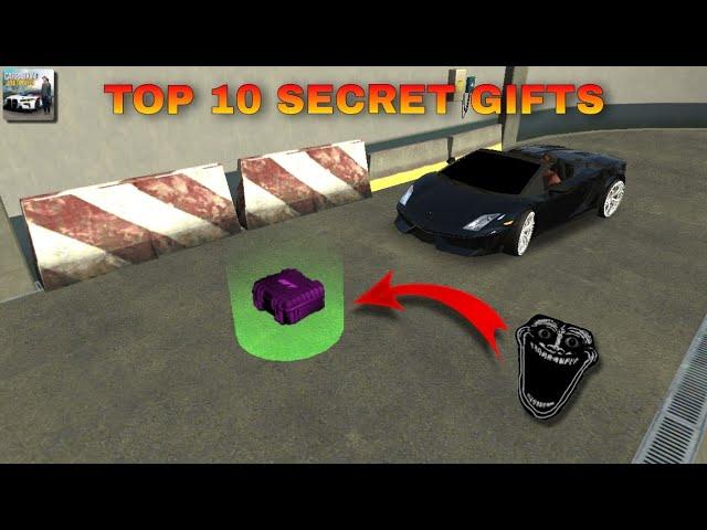 Top 10 secret hidden gifts which are hard to find car parking multiplayer