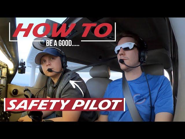 How To Be A Good Safety Pilot | Instrument Approach With ATC