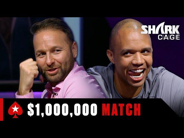 NEGREANU vs IVEY for $1 MILLION ️ Best of Shark Cage ️ PokerStars