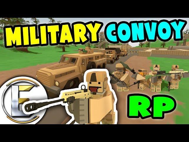 MILITARY CONVOY ROLEPLAY | Protect the convoy at all costs (Unturned RP)