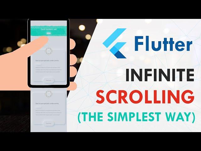 Flutter - Infinite Scrolling Pagination for ListView | Flutter UI Design Tutorial