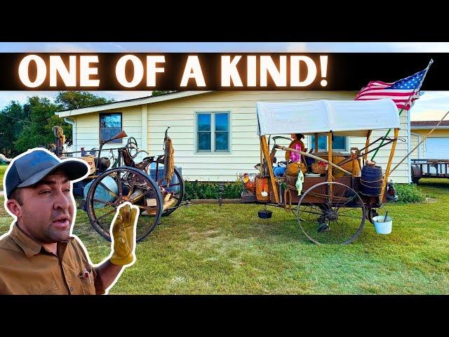 I Bought a TRUCK LOAD of Very RARE and OLD Antiques at this Kansas Farm Auction!