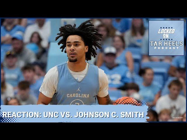 LIVE REACTION: North Carolina Tar Heels FINAL TUNEUP vs. Johnson C. Smith | Dunk Party in Dean Dome