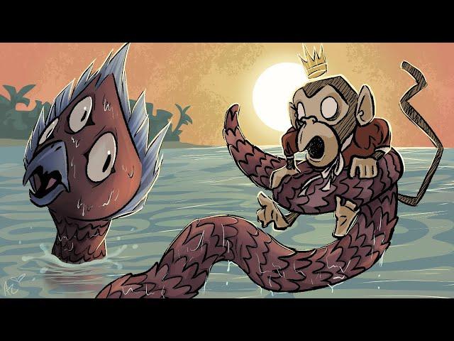 I Played 100 Days of Don't Starve Shipwrecked as a Monkey