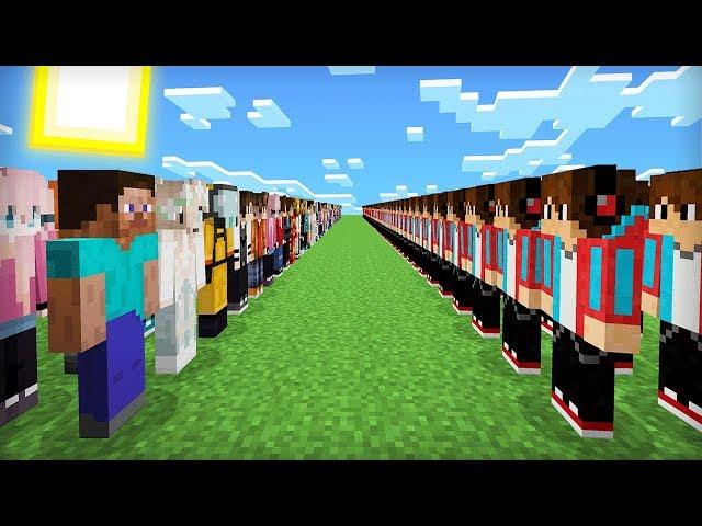 100 ПОДПИСЧИКОВ ПРОТИВ 100 КЛОНОВ КОМПОТА В МАЙНКРАФТ | Компот Minecraft