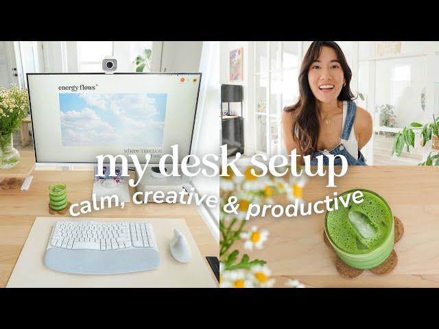 ️Minimal Desk Tour | Calm, Creative, & Productive Setup