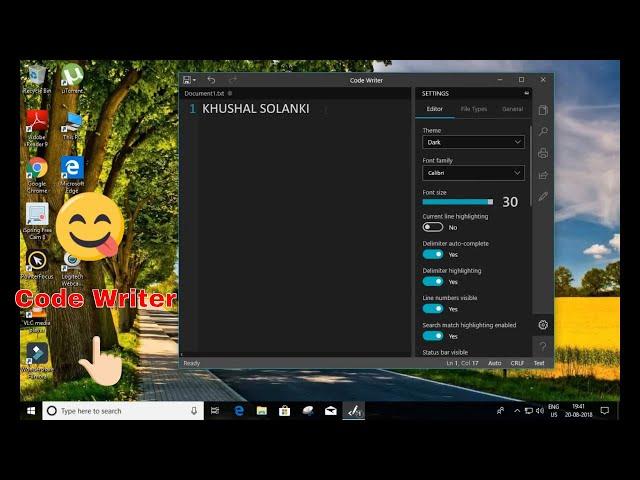 Windows 10 App Review Microsoft - (Code Writer) Best Text Editor