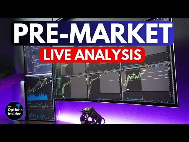  (11/29) PRE MARKET LIVE STREAM - HALF DAY | $SMH & Crypto Names on Watch