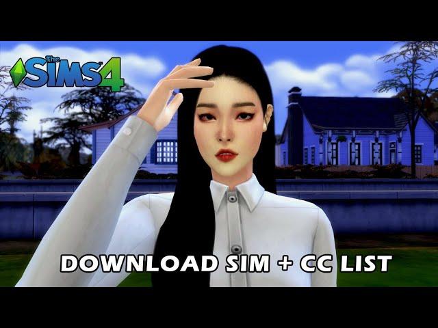 The Sims 4 LOONA Olivia Hye CAS ( SIM DOWNLOAD + CC List) Korean Idol