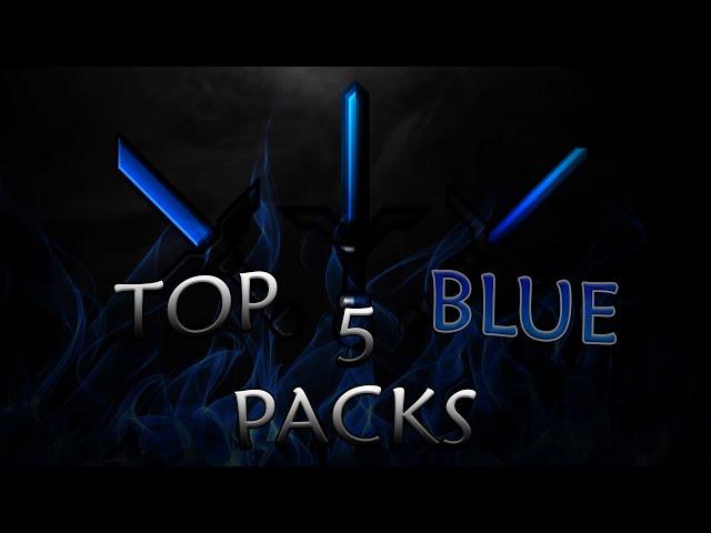 TOP 5 BLUE PVP TEXTURE PACKS | Minecraft 1.8.8 | High FPS