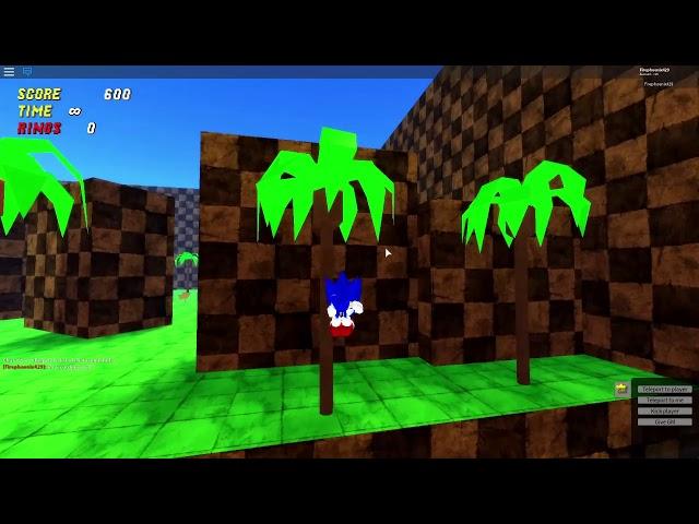 Sonic Roblox Blast, Sonic fan game