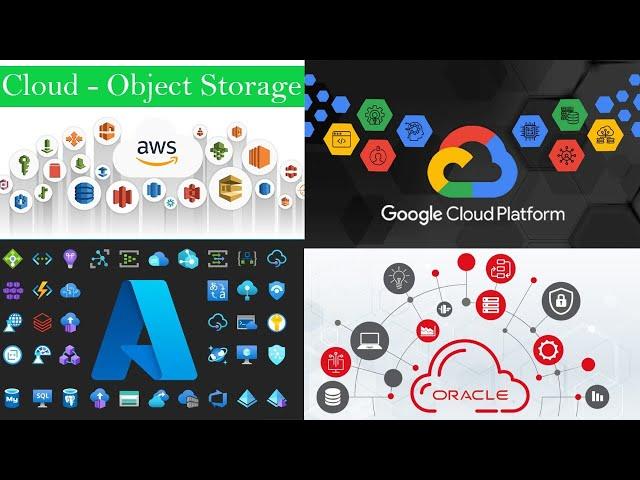 Cloud Service Object Storage Compared : AWS Vs Azure Vs GCP Vs OCI