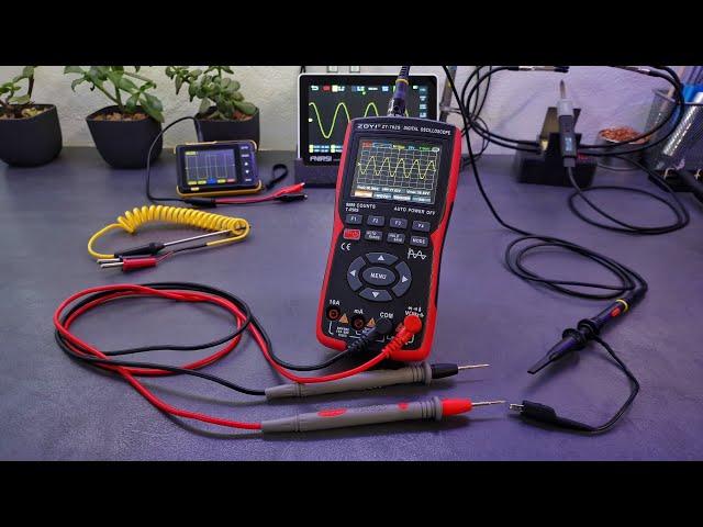 ZOYI ZT-702S Rechargeable Digital Oscilloscope Multimeter Review