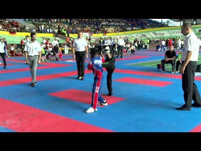 Harrison Doyle GBR v Davitt Neary IRL Junior WAKO European Championships 2015